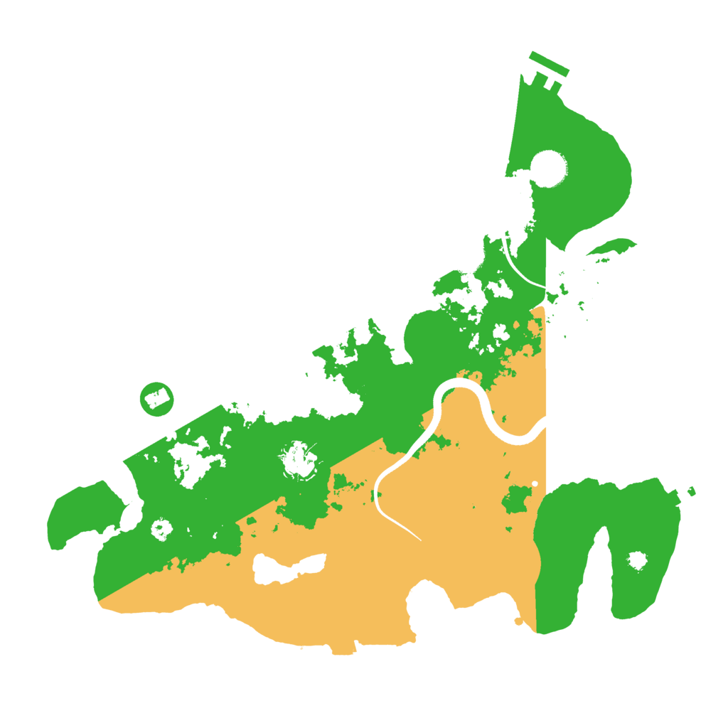 Biome Rust Map: Procedural Map, Size: 3500, Seed: 1143244937
