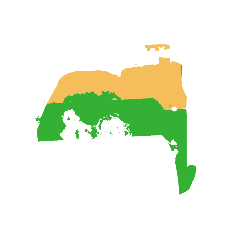 Biome Rust Map: Procedural Map, Size: 1550, Seed: 814764574