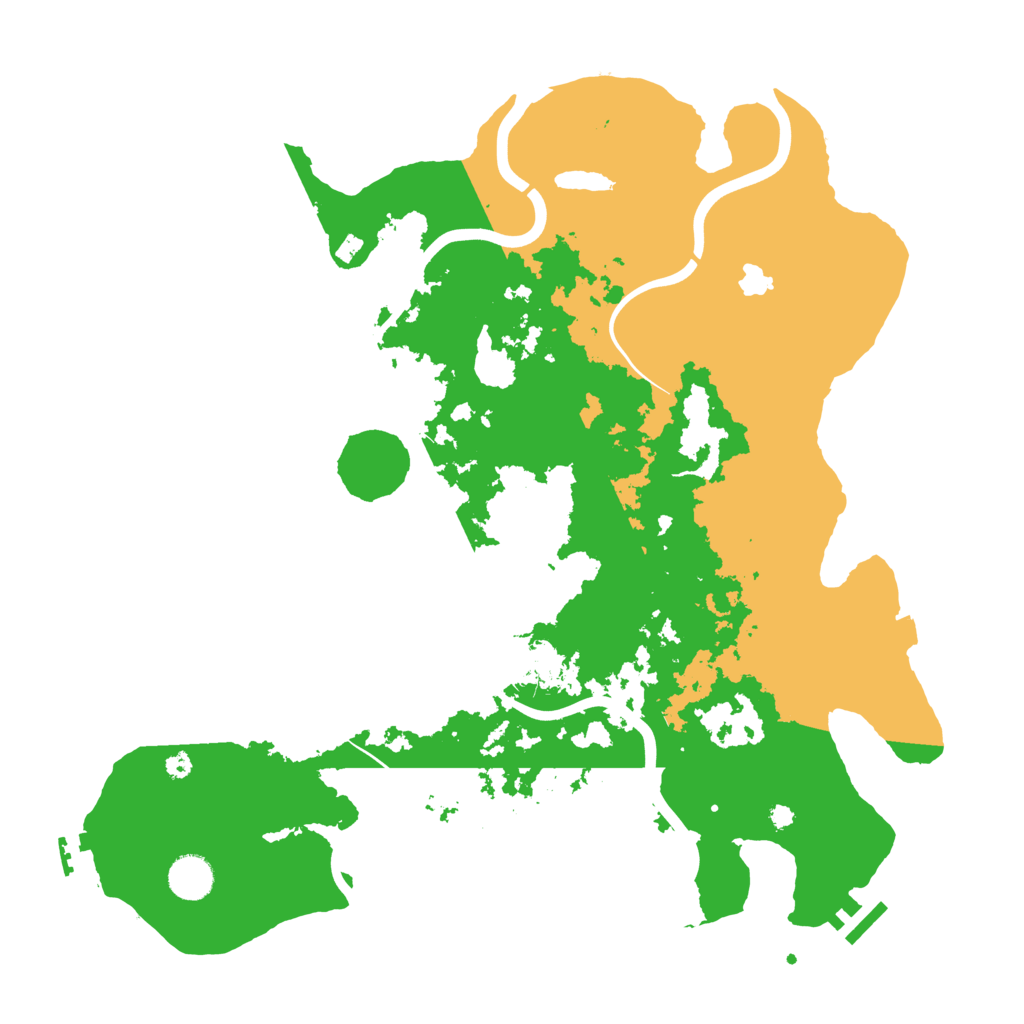 Biome Rust Map: Procedural Map, Size: 4000, Seed: 976819814