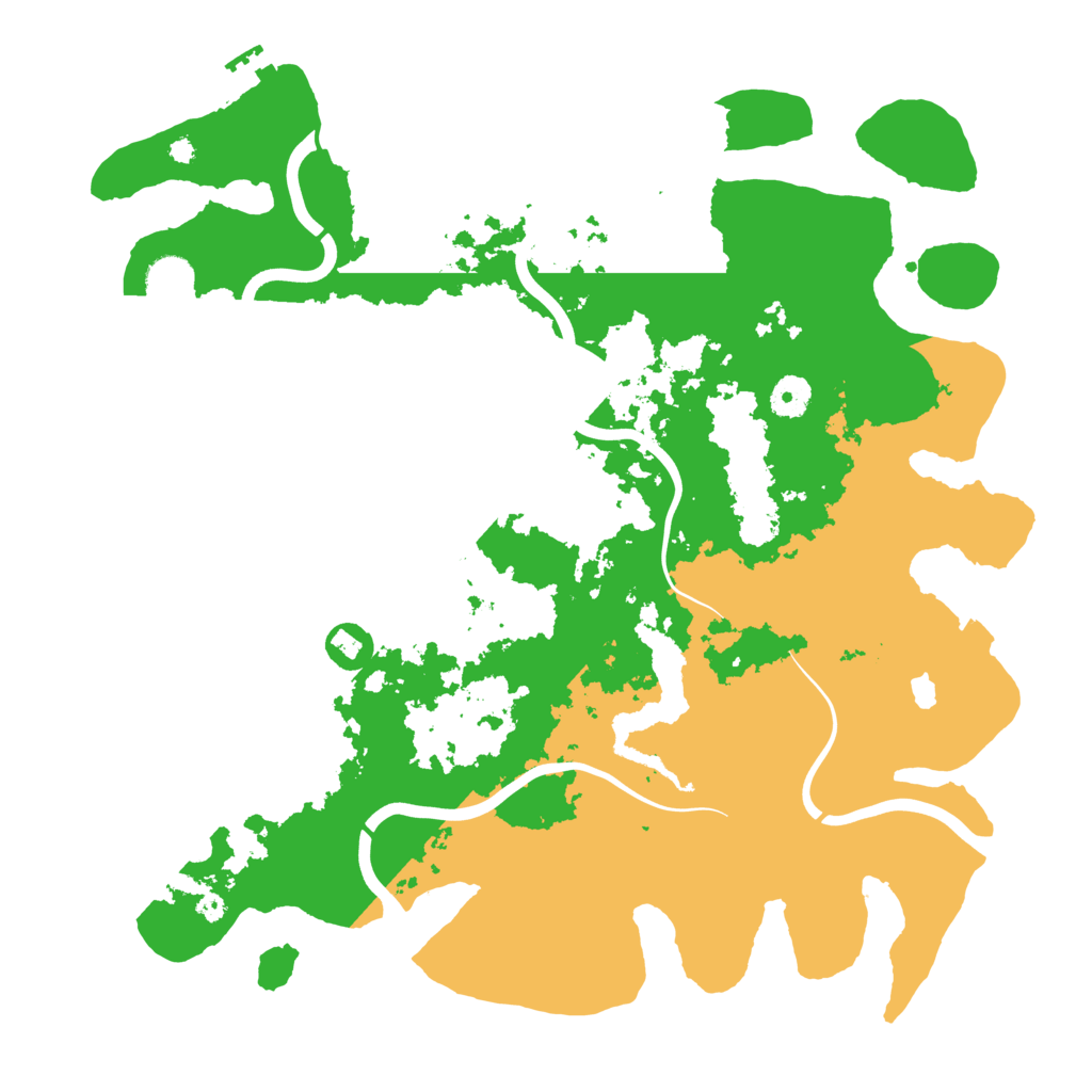 Biome Rust Map: Procedural Map, Size: 4000, Seed: 998213