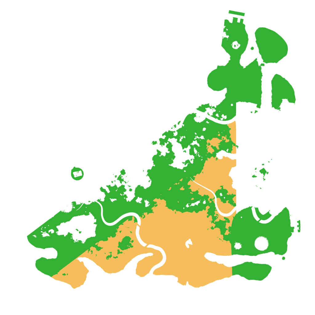 Biome Rust Map: Procedural Map, Size: 4000, Seed: 629555950