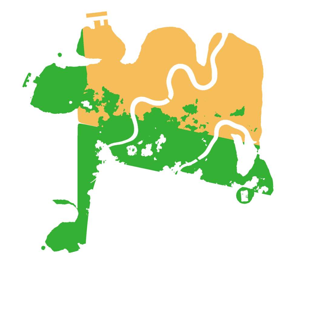 Biome Rust Map: Procedural Map, Size: 3000, Seed: 2020107250