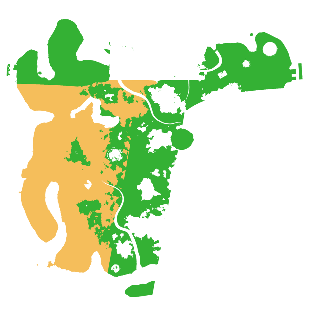 Biome Rust Map: Procedural Map, Size: 4000, Seed: 2469956