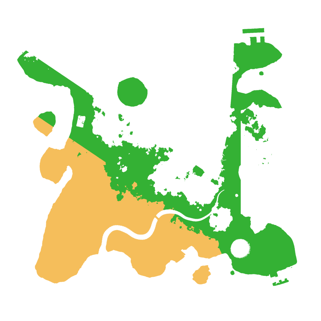 Biome Rust Map: Procedural Map, Size: 3000, Seed: 1089975616