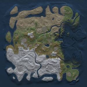 Thumbnail Rust Map: Procedural Map, Size: 4250, Seed: 66506645, 18 Monuments