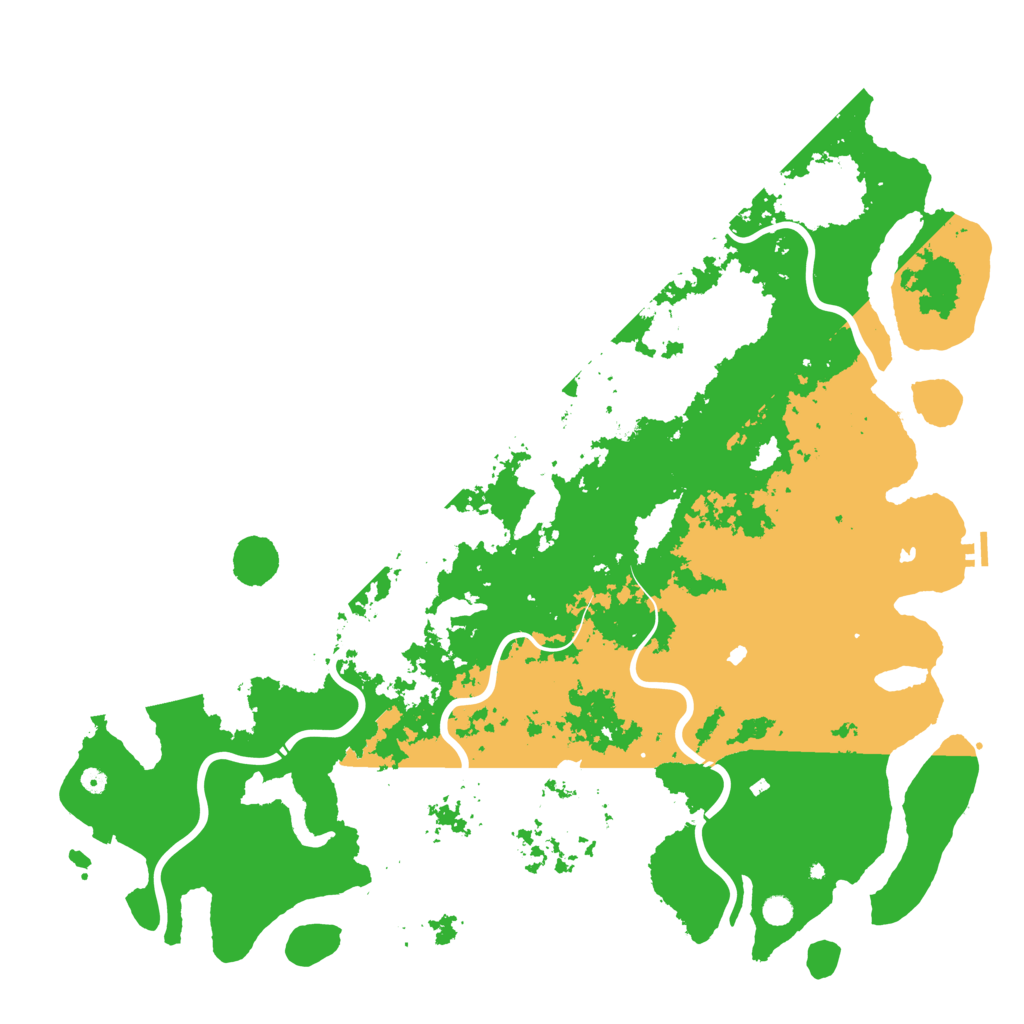 Biome Rust Map: Procedural Map, Size: 6000, Seed: 1686125734