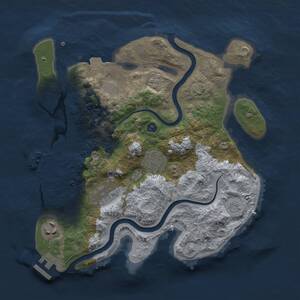 Thumbnail Rust Map: Procedural Map, Size: 3000, Seed: 65167236, 10 Monuments