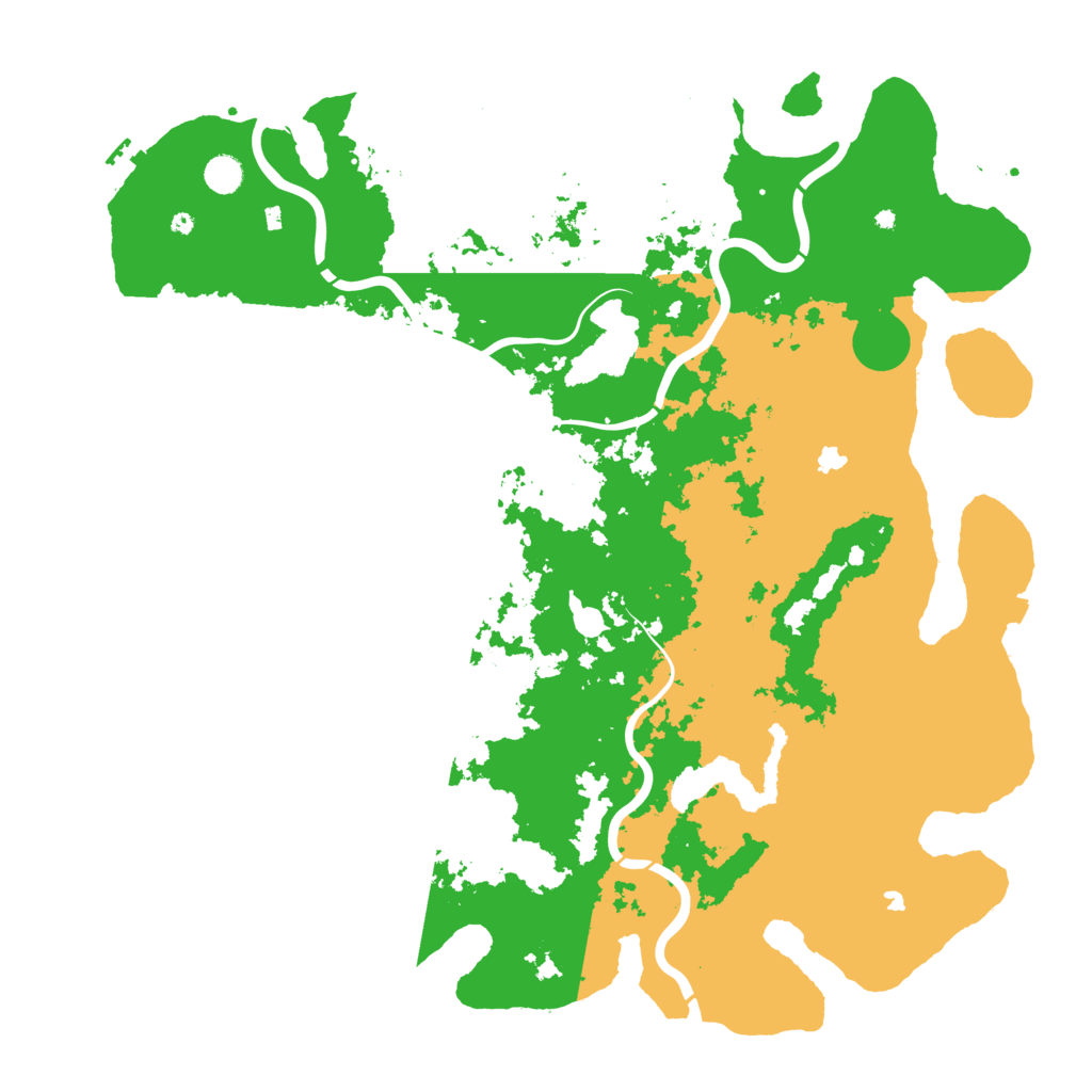 Biome Rust Map: Procedural Map, Size: 5000, Seed: 933293216
