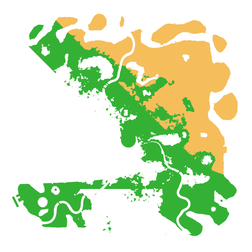 Biome Rust Map: Procedural Map, Size: 4500, Seed: 1514087427
