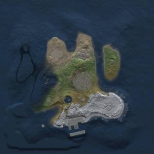 Thumbnail Rust Map: Procedural Map, Size: 2000, Seed: 855258, 5 Monuments