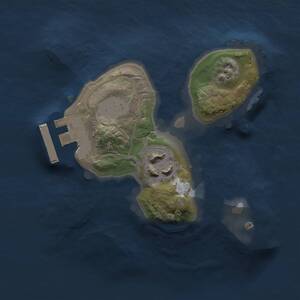 Thumbnail Rust Map: Procedural Map, Size: 1500, Seed: 759029241, 3 Monuments