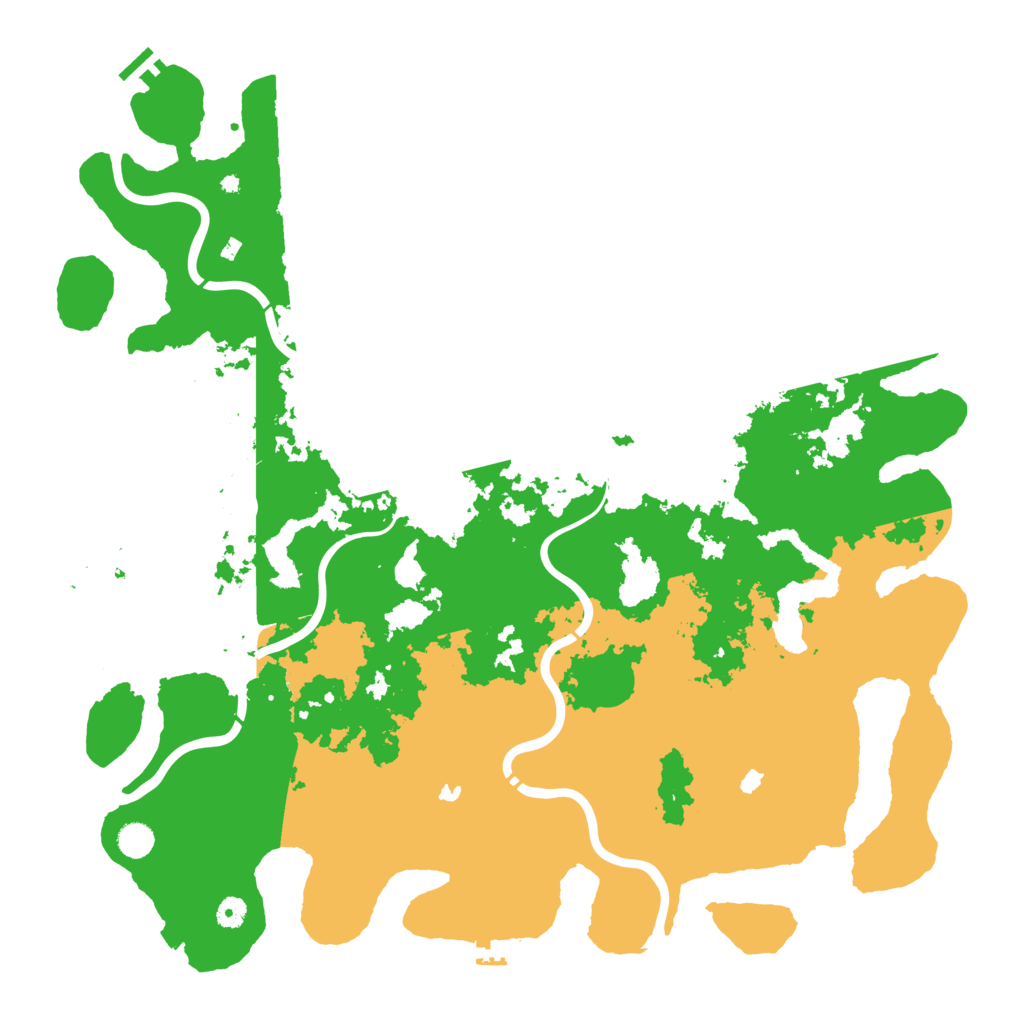 Biome Rust Map: Procedural Map, Size: 5015, Seed: 1