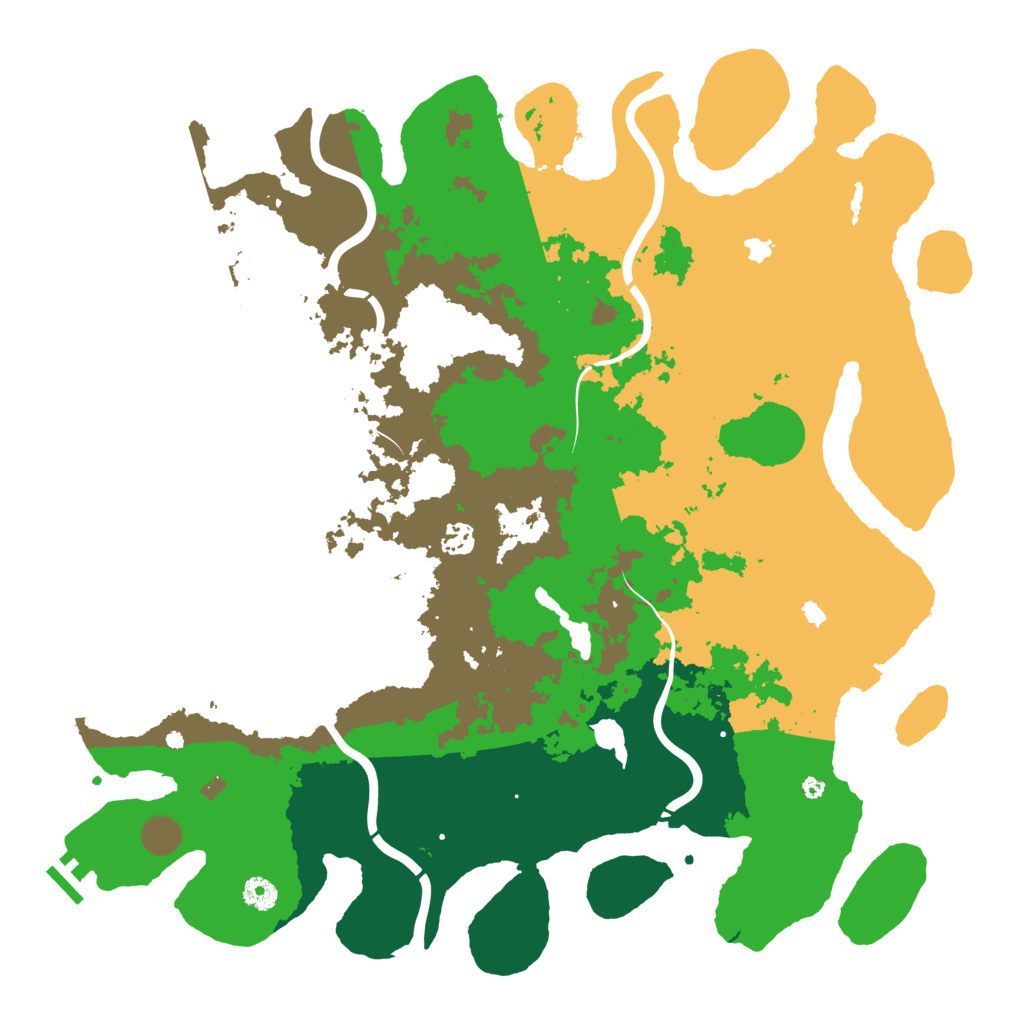 Biome Rust Map: Procedural Map, Size: 4500, Seed: 1500616904