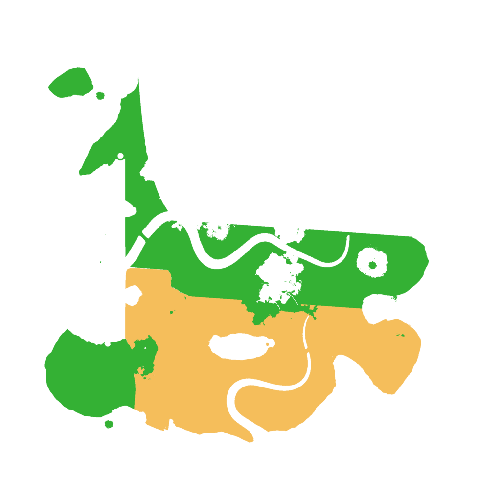 Biome Rust Map: Procedural Map, Size: 2500, Seed: 748291703