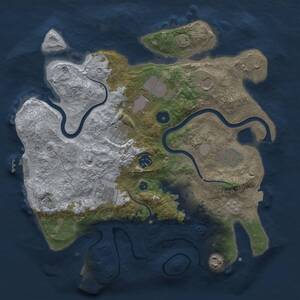 Thumbnail Rust Map: Procedural Map, Size: 3500, Seed: 556528894, 15 Monuments