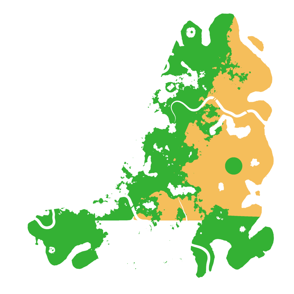 Biome Rust Map: Procedural Map, Size: 4500, Seed: 1990596973