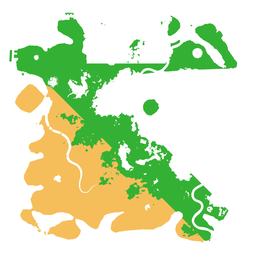Biome Rust Map: Procedural Map, Size: 4500, Seed: 728022