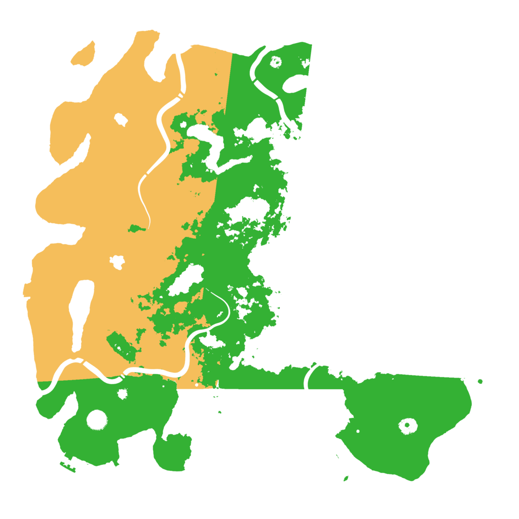 Biome Rust Map: Procedural Map, Size: 4500, Seed: 2067449082