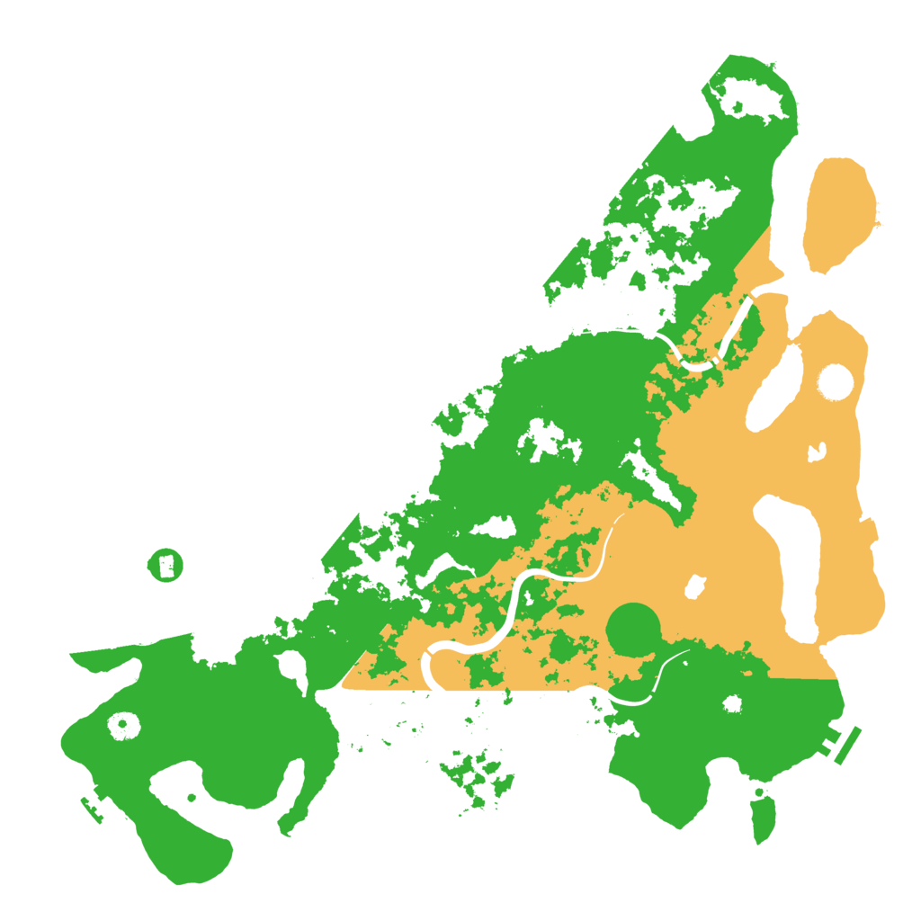 Biome Rust Map: Procedural Map, Size: 4500, Seed: 820649982
