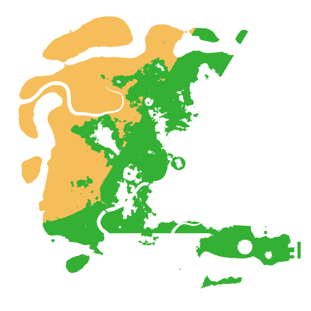 Biome Rust Map: Procedural Map, Size: 3750, Seed: 839080
