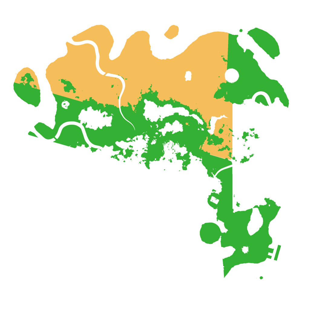 Biome Rust Map: Procedural Map, Size: 4000, Seed: 1461665898