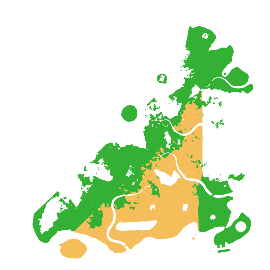 Biome Rust Map: Procedural Map, Size: 4500, Seed: 204072