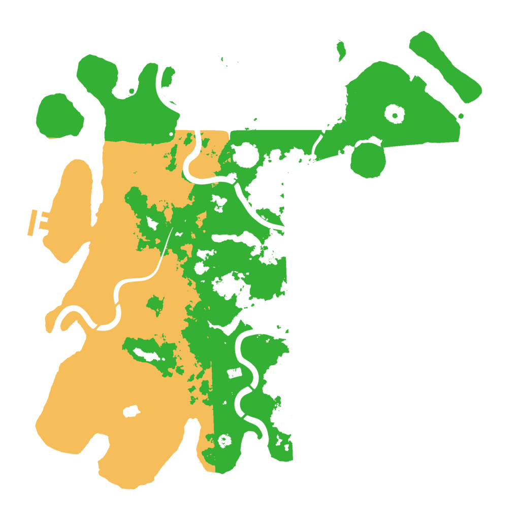 Biome Rust Map: Procedural Map, Size: 4000, Seed: 645501