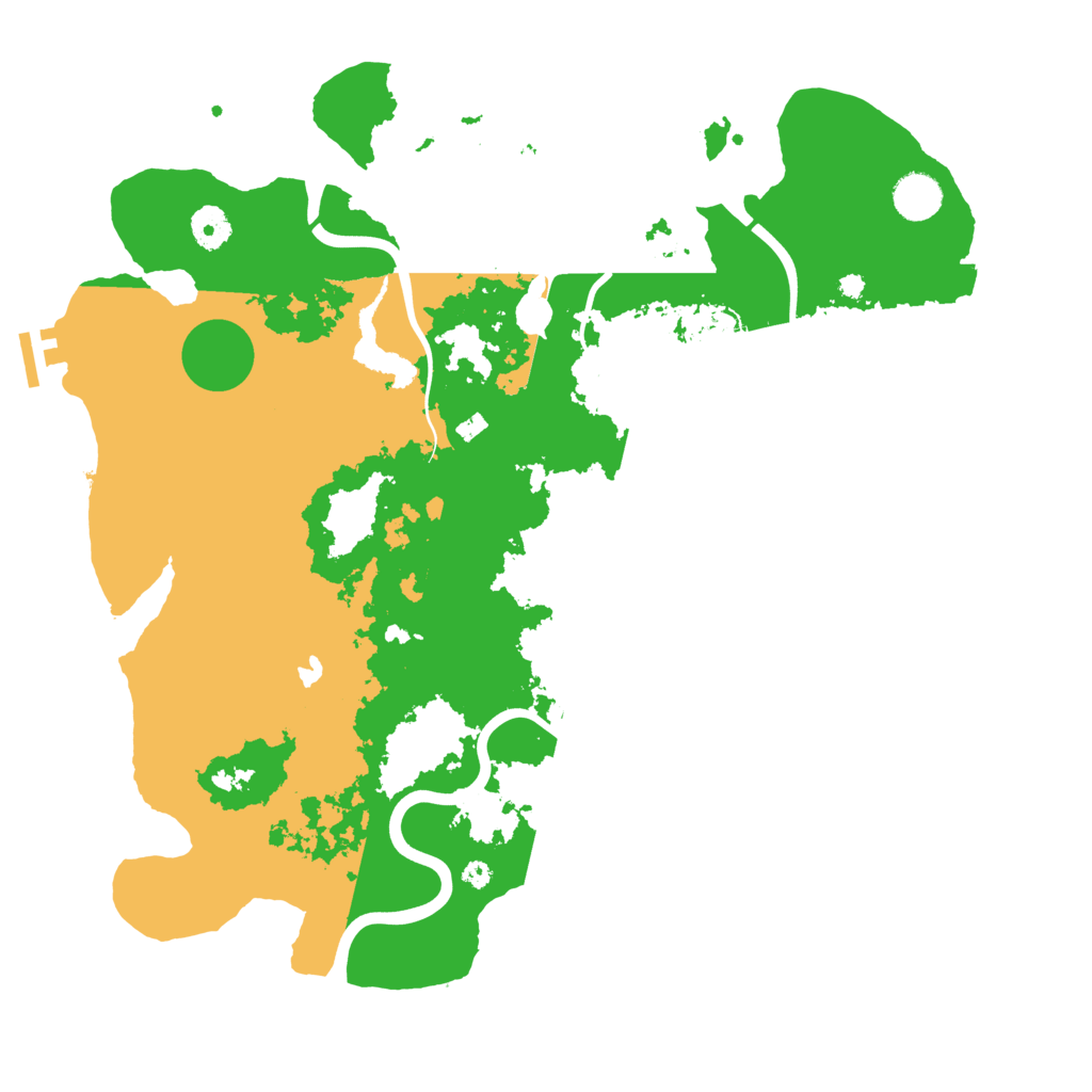 Biome Rust Map: Procedural Map, Size: 4000, Seed: 939171663