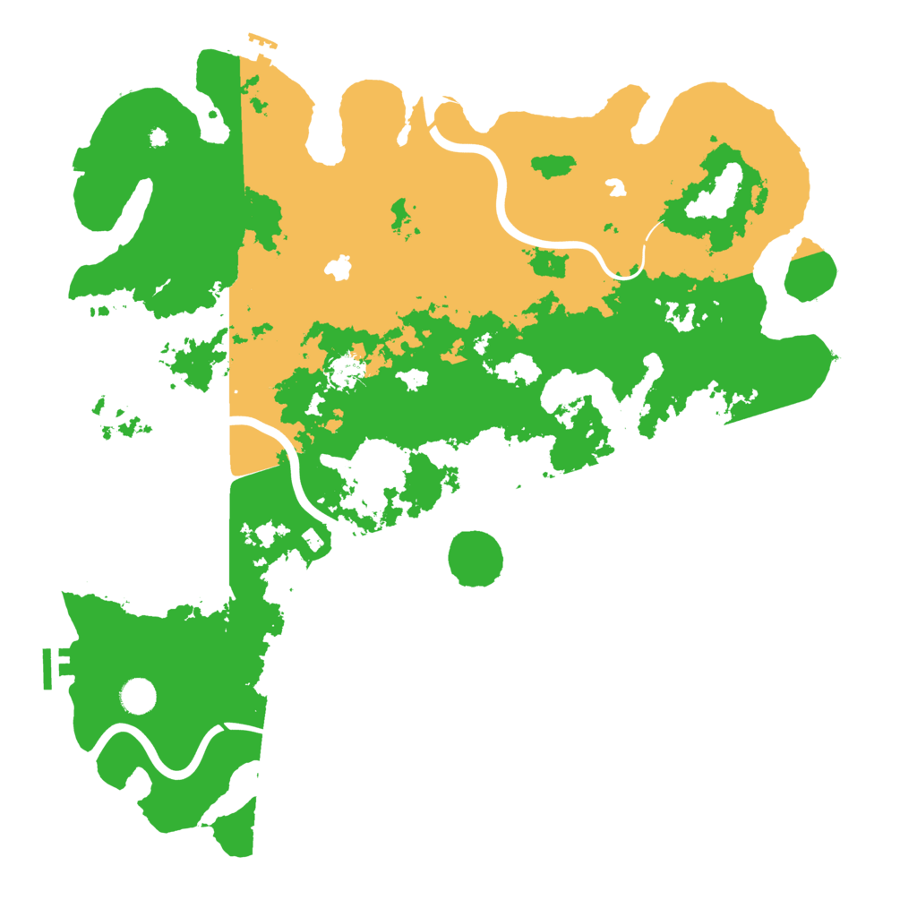 Biome Rust Map: Procedural Map, Size: 4500, Seed: 1030302526