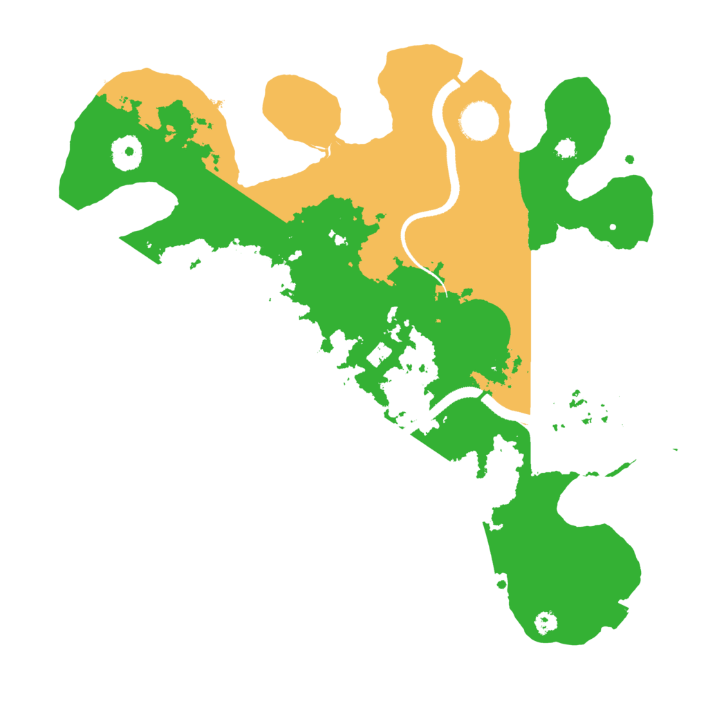 Biome Rust Map: Procedural Map, Size: 3200, Seed: 1948196991