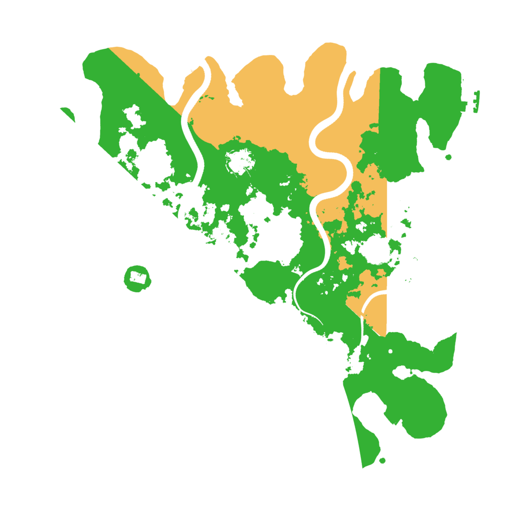 Biome Rust Map: Procedural Map, Size: 3500, Seed: 727913789