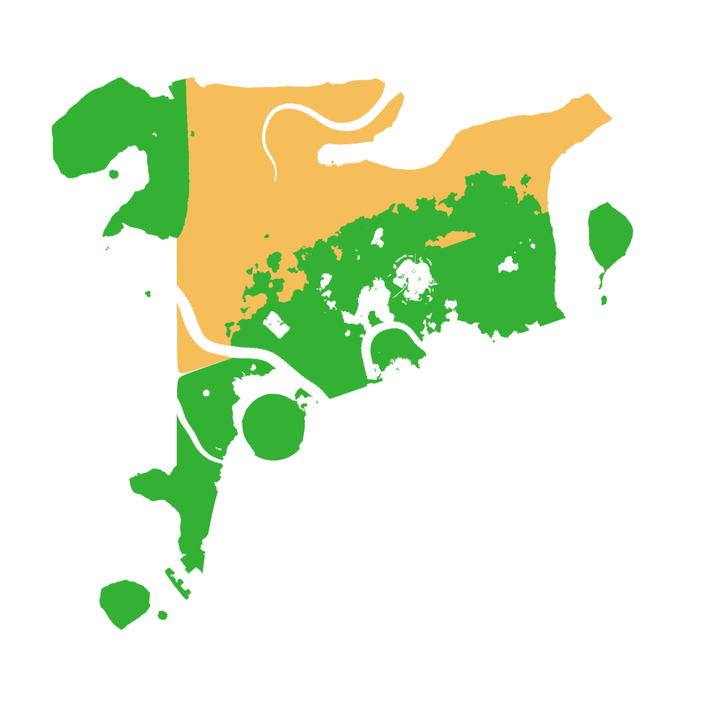 Biome Rust Map: Procedural Map, Size: 3000, Seed: 1354900002