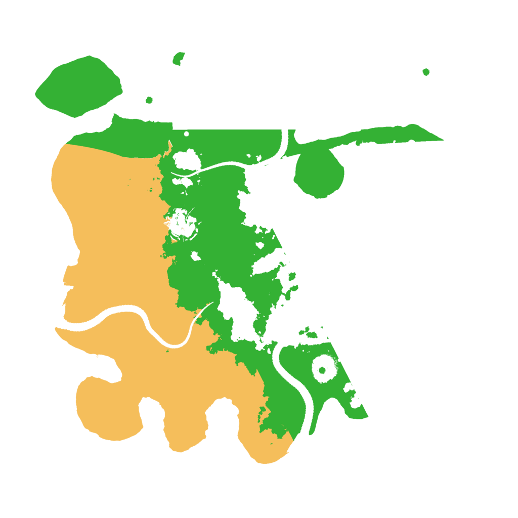 Biome Rust Map: Procedural Map, Size: 3000, Seed: 1035367358