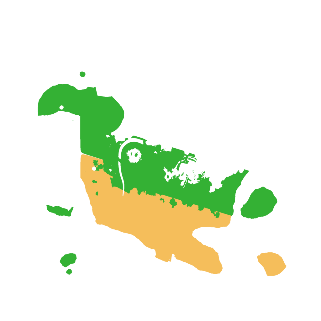 Biome Rust Map: Procedural Map, Size: 2300, Seed: 1733680323