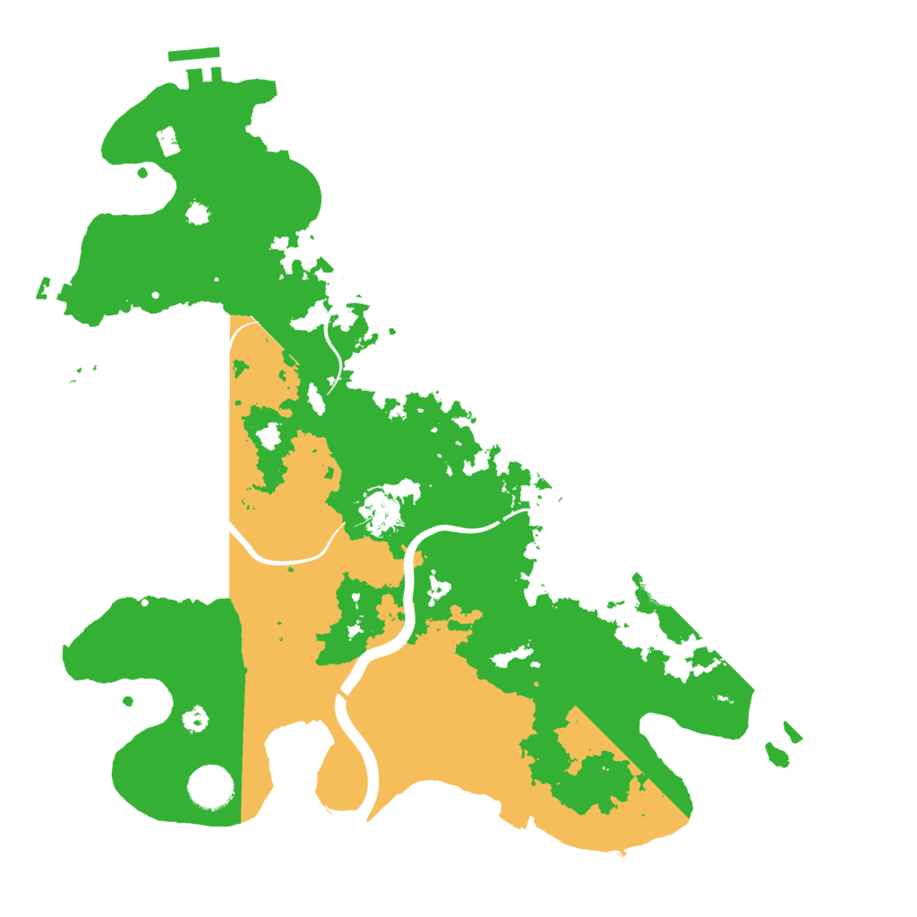 Biome Rust Map: Procedural Map, Size: 3600, Seed: 1159767937