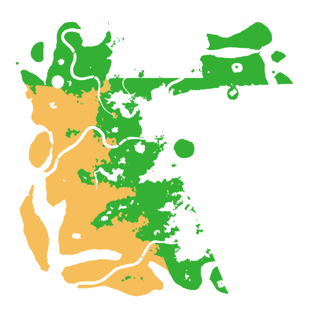 Biome Rust Map: Procedural Map, Size: 4500, Seed: 1327457624