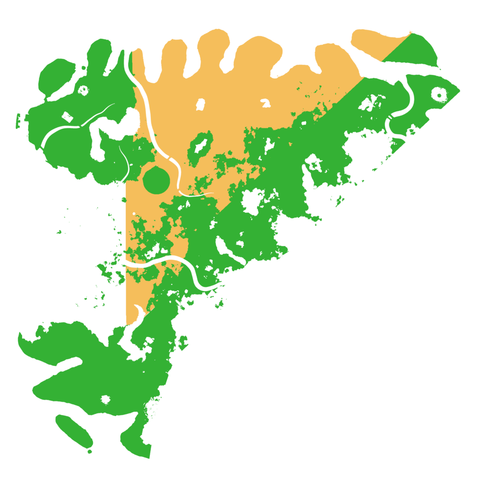 Biome Rust Map: Procedural Map, Size: 5000, Seed: 489568