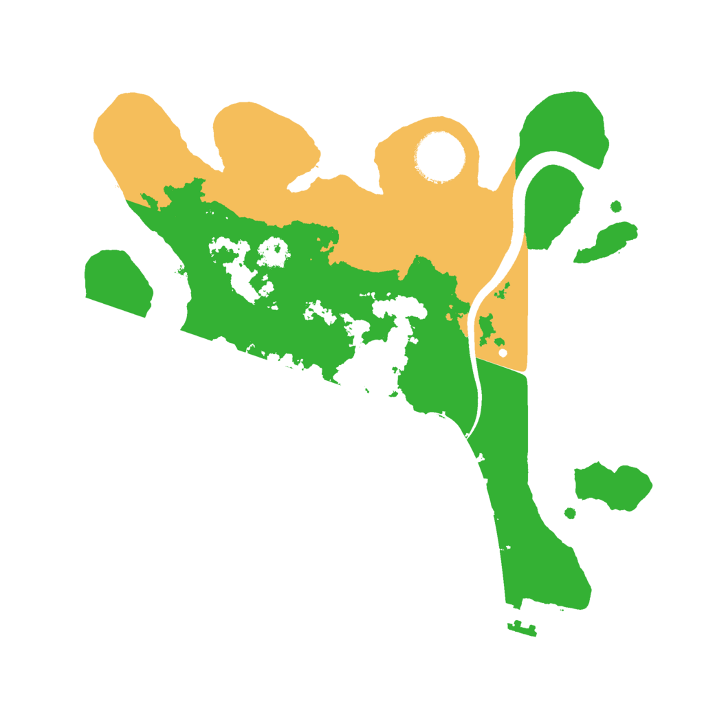 Biome Rust Map: Procedural Map, Size: 2500, Seed: 708083732