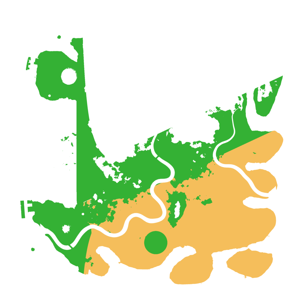 Biome Rust Map: Procedural Map, Size: 3500, Seed: 778528735