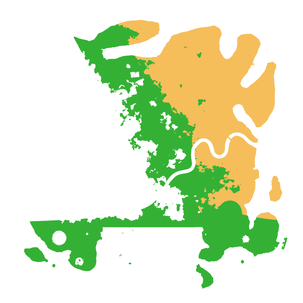 Biome Rust Map: Procedural Map, Size: 3750, Seed: 547455