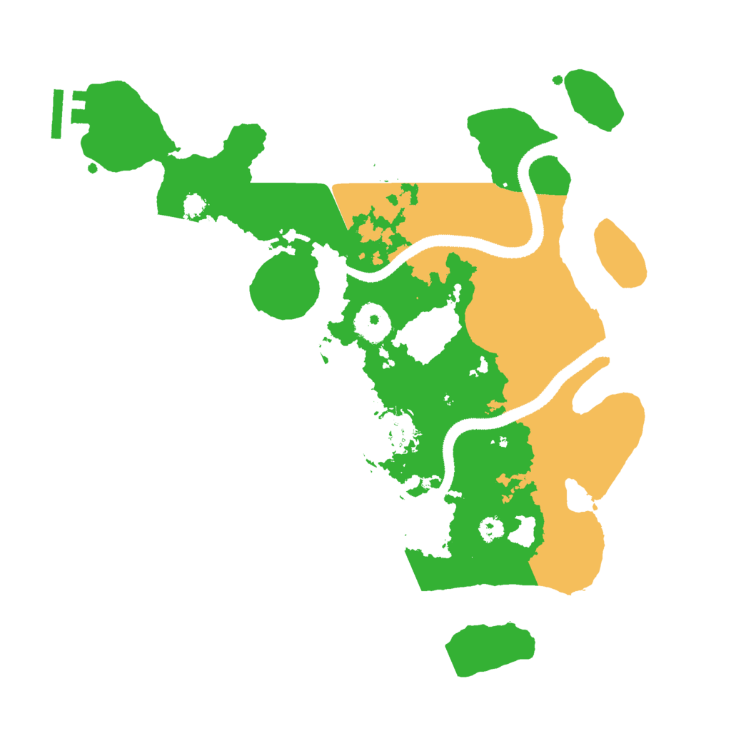 Biome Rust Map: Procedural Map, Size: 3000, Seed: 2165