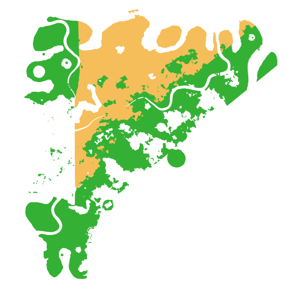 Biome Rust Map: Procedural Map, Size: 4500, Seed: 33368