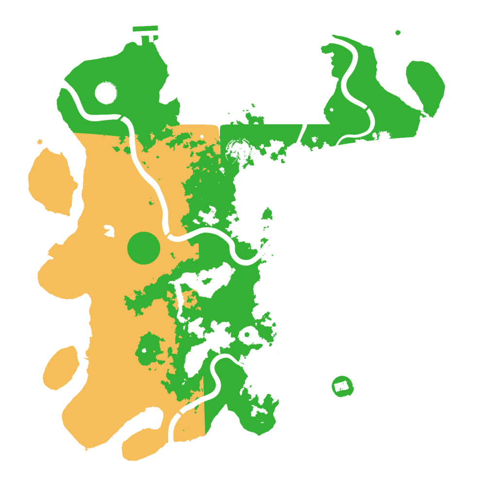 Biome Rust Map: Procedural Map, Size: 4000, Seed: 814822