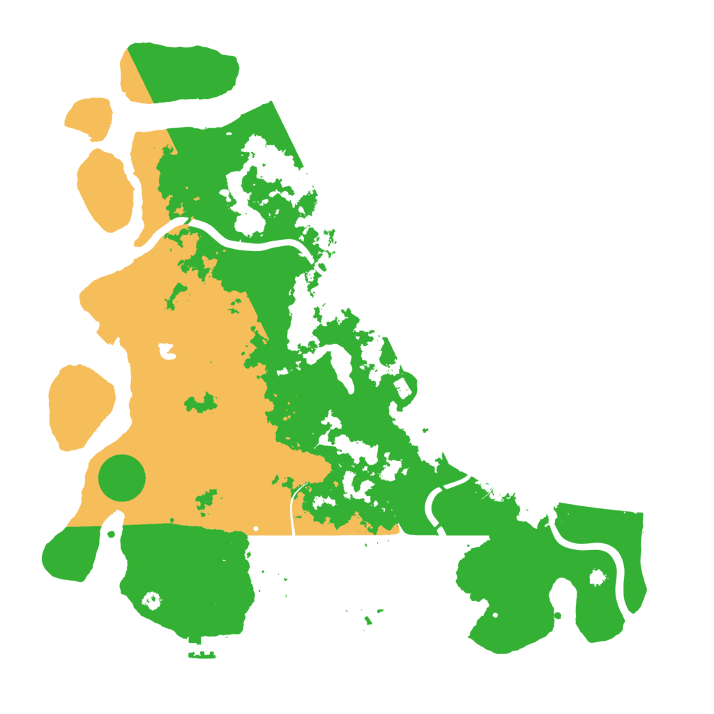 Biome Rust Map: Procedural Map, Size: 4000, Seed: 561340567
