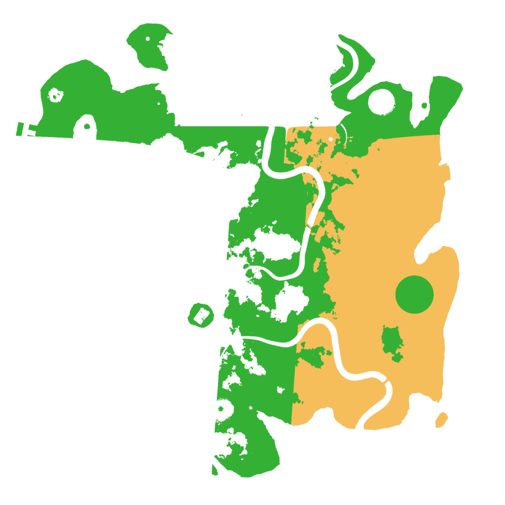 Biome Rust Map: Procedural Map, Size: 3500, Seed: 1176888448