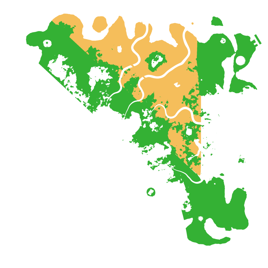 Biome Rust Map: Procedural Map, Size: 5000, Seed: 118789946