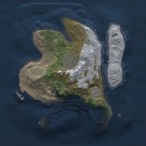 Thumbnail Rust Map: Procedural Map, Size: 2200, Seed: 603352146, 5 Monuments