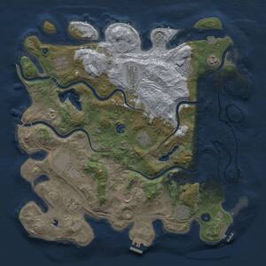 Thumbnail Rust Map: Procedural Map, Size: 4250, Seed: 210, 17 Monuments