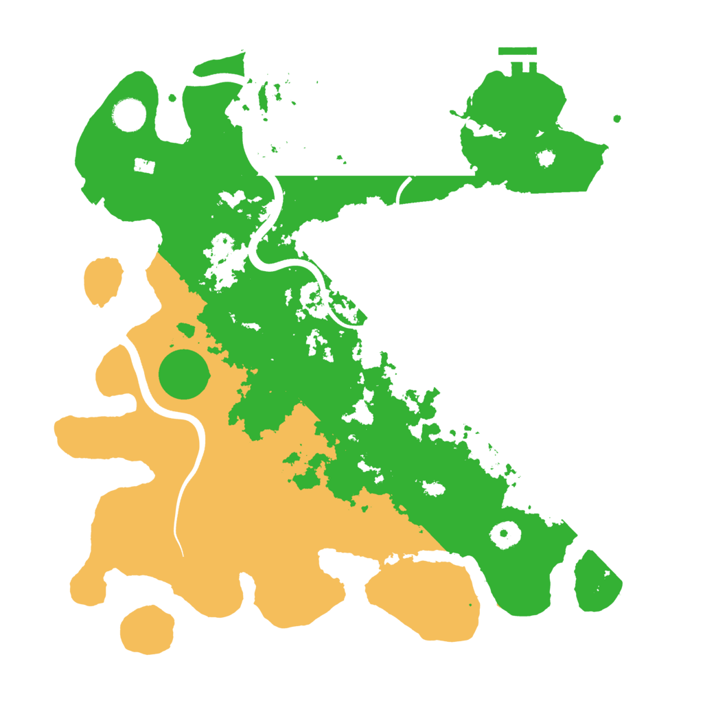 Biome Rust Map: Procedural Map, Size: 3700, Seed: 1448191874