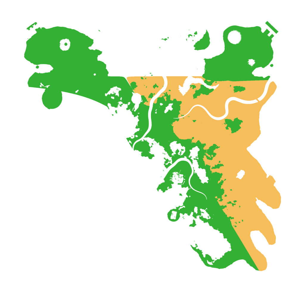 Biome Rust Map: Procedural Map, Size: 4000, Seed: 189366538